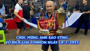 ANH BẢO STING VÔ ĐỊCH GIẢI TONHON