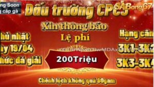 GIẢI GÀ TỰ DO BỒ CPC3 NGÀY 19/4/2026